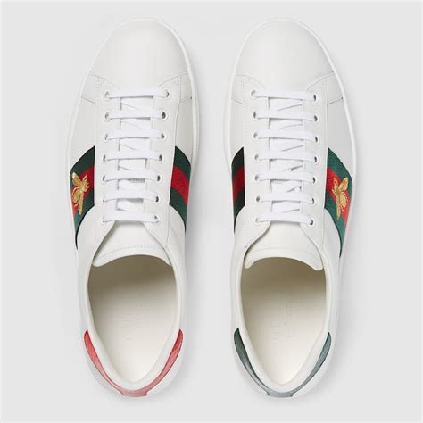 sneaker bassa ace ricamata gucci|ace sneakers gucci.